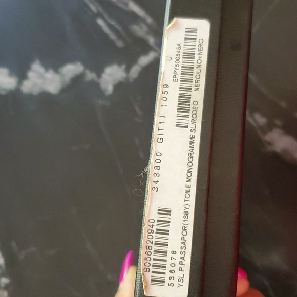 SOLD Saint Laurent Passport Holder - Picture 9 of 9